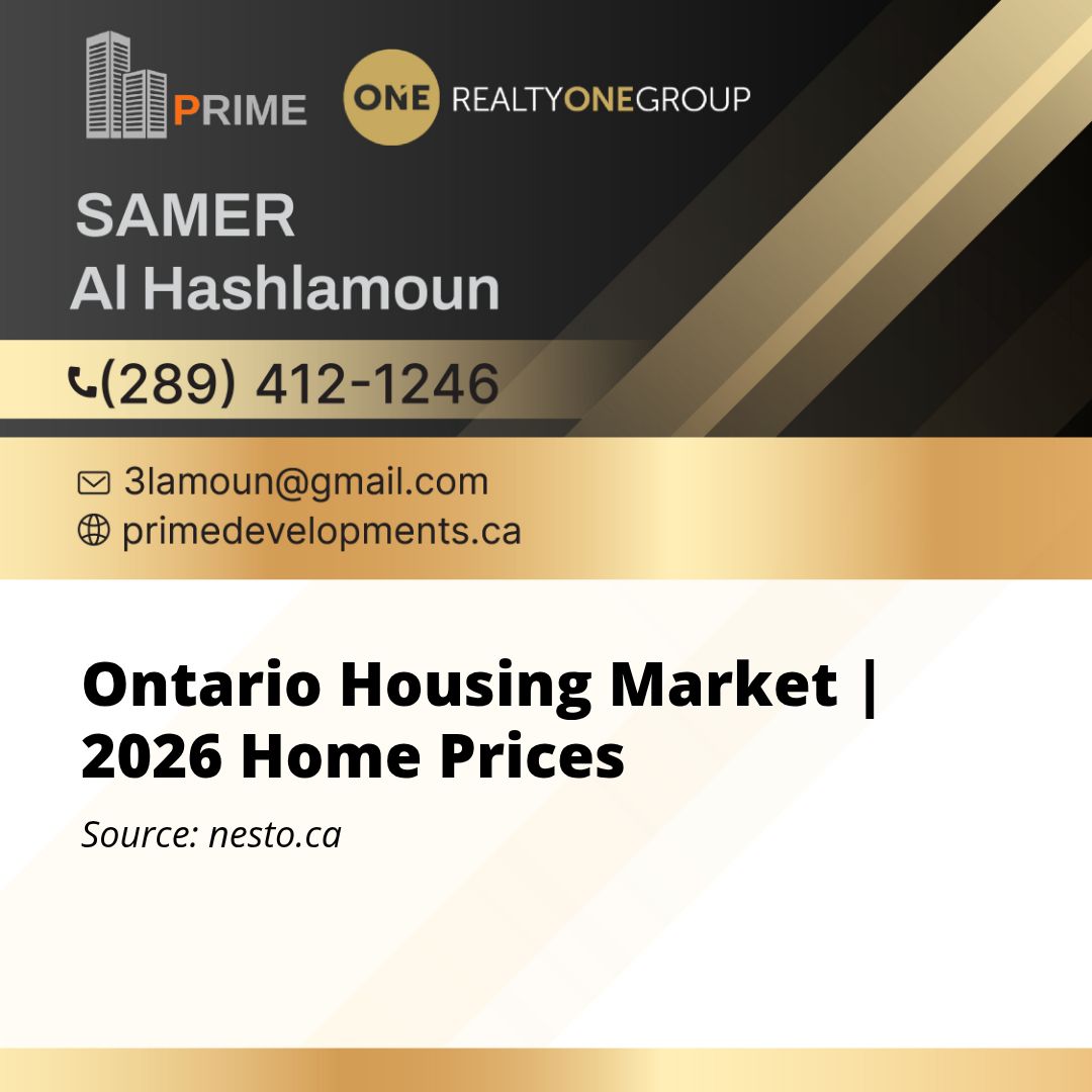 Ontario Housing Market | 2026 Home Prices