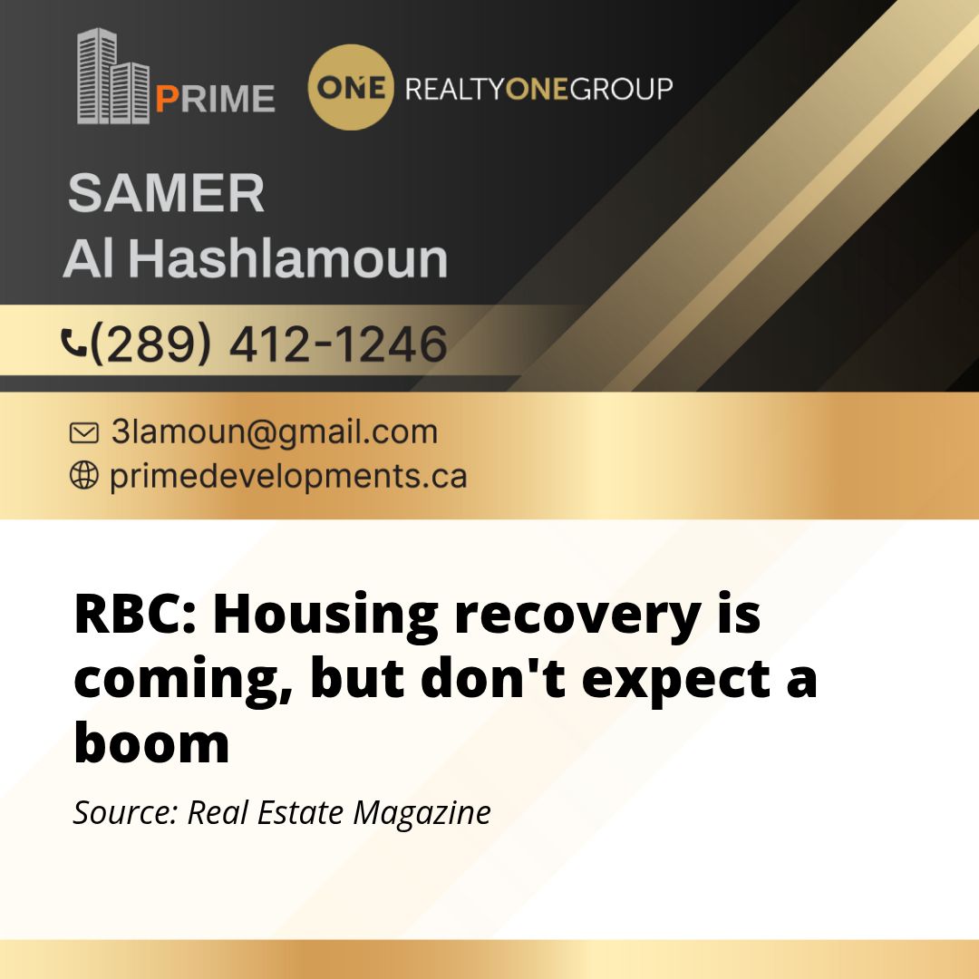 RBC: Housing recovery is coming, but don’t expect a boom