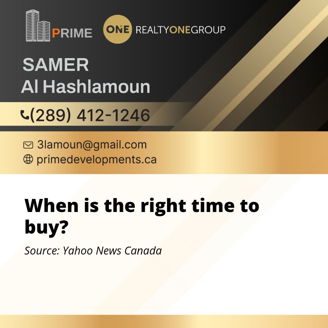 When is the right time to buy?