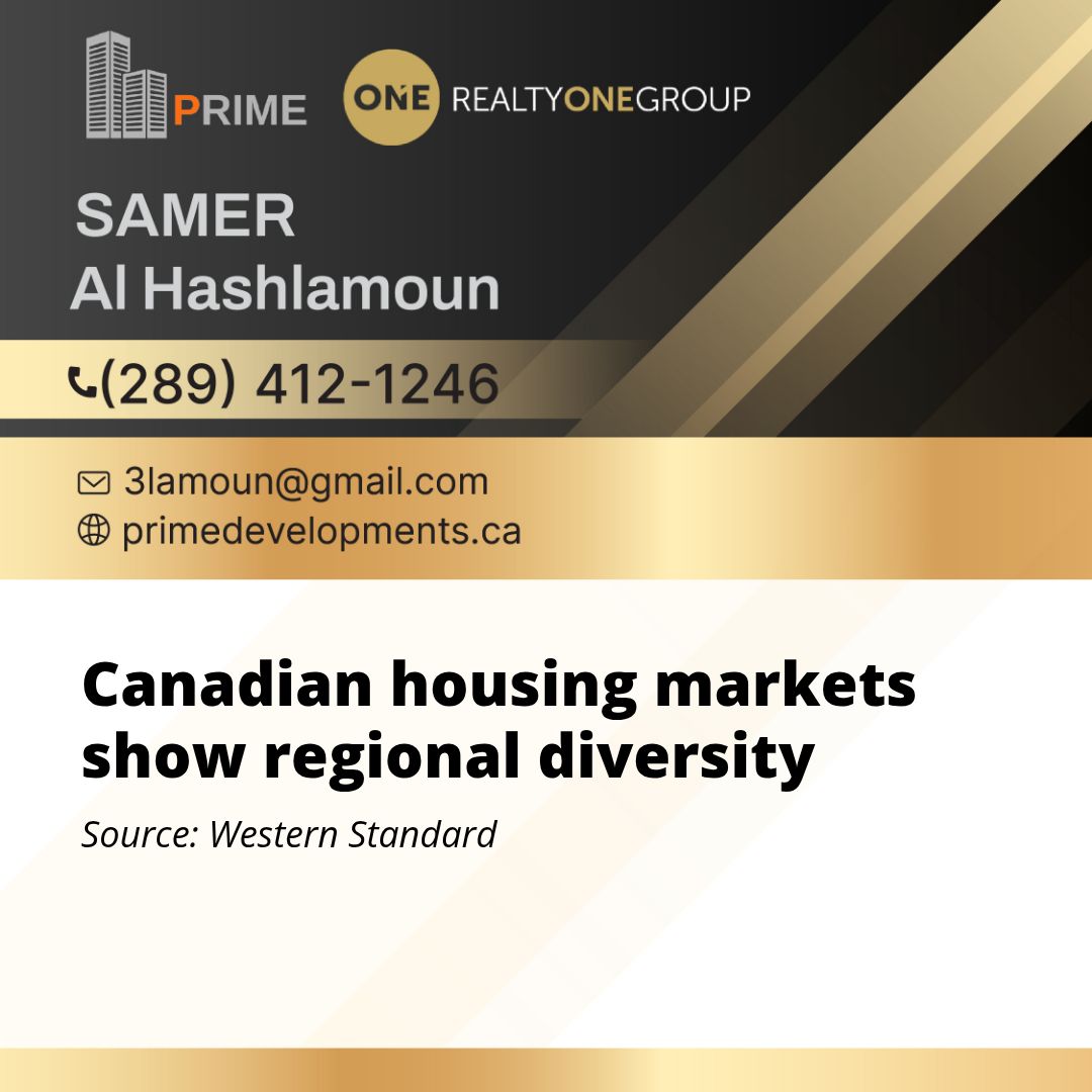 Canadian housing markets show regional diversity