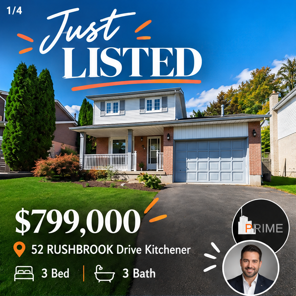 52 Rushbrook Drive: Your Kitchener Home Awaits
