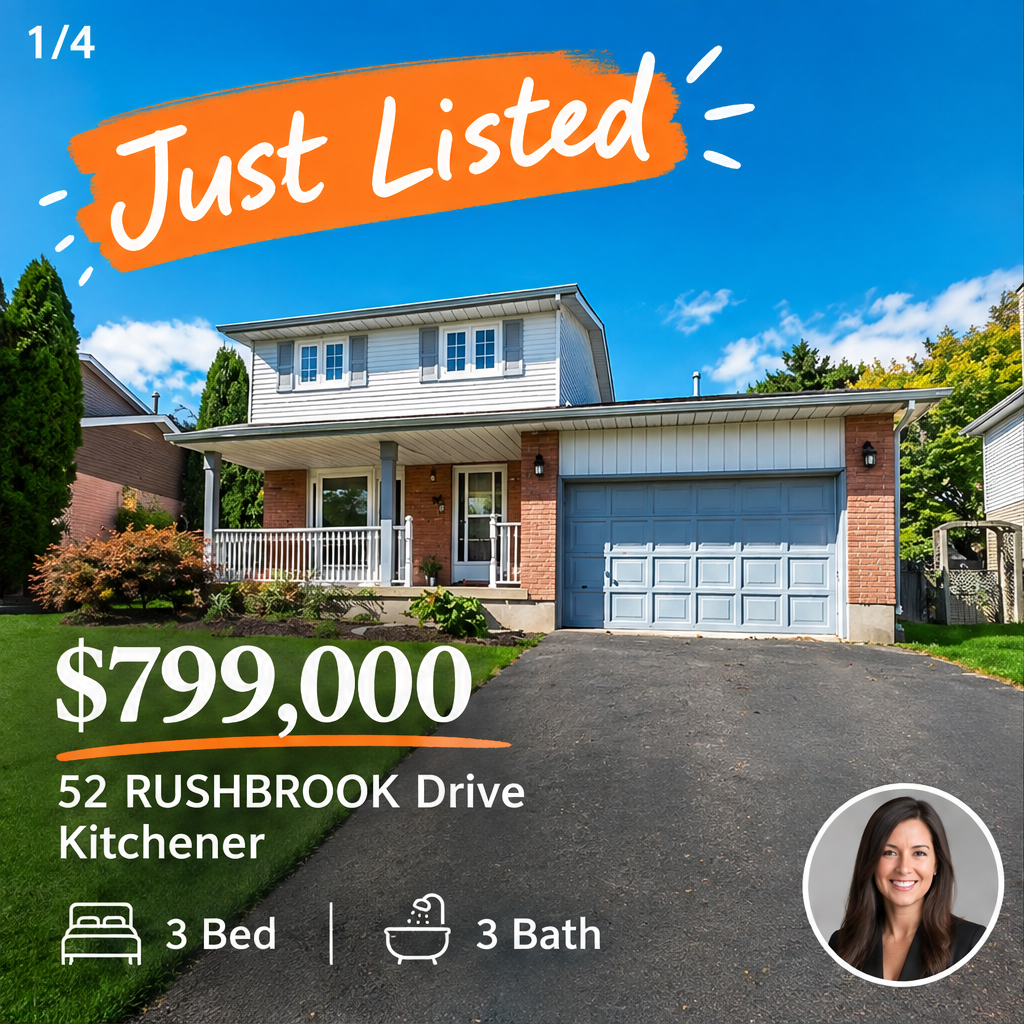 Kitchener Living Starts Here: 52 Rushbrook Drive